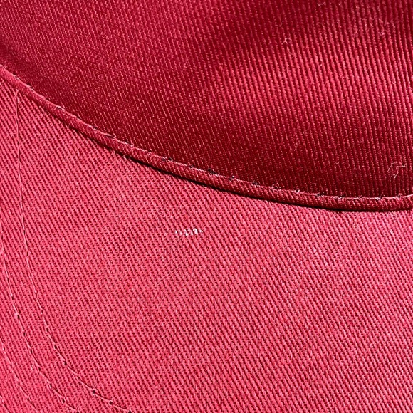 Vintage Red Snapback Hat Adult Outdoor Cap OC Blank Basic Custom Twill Cotton - Picture 7 of 7